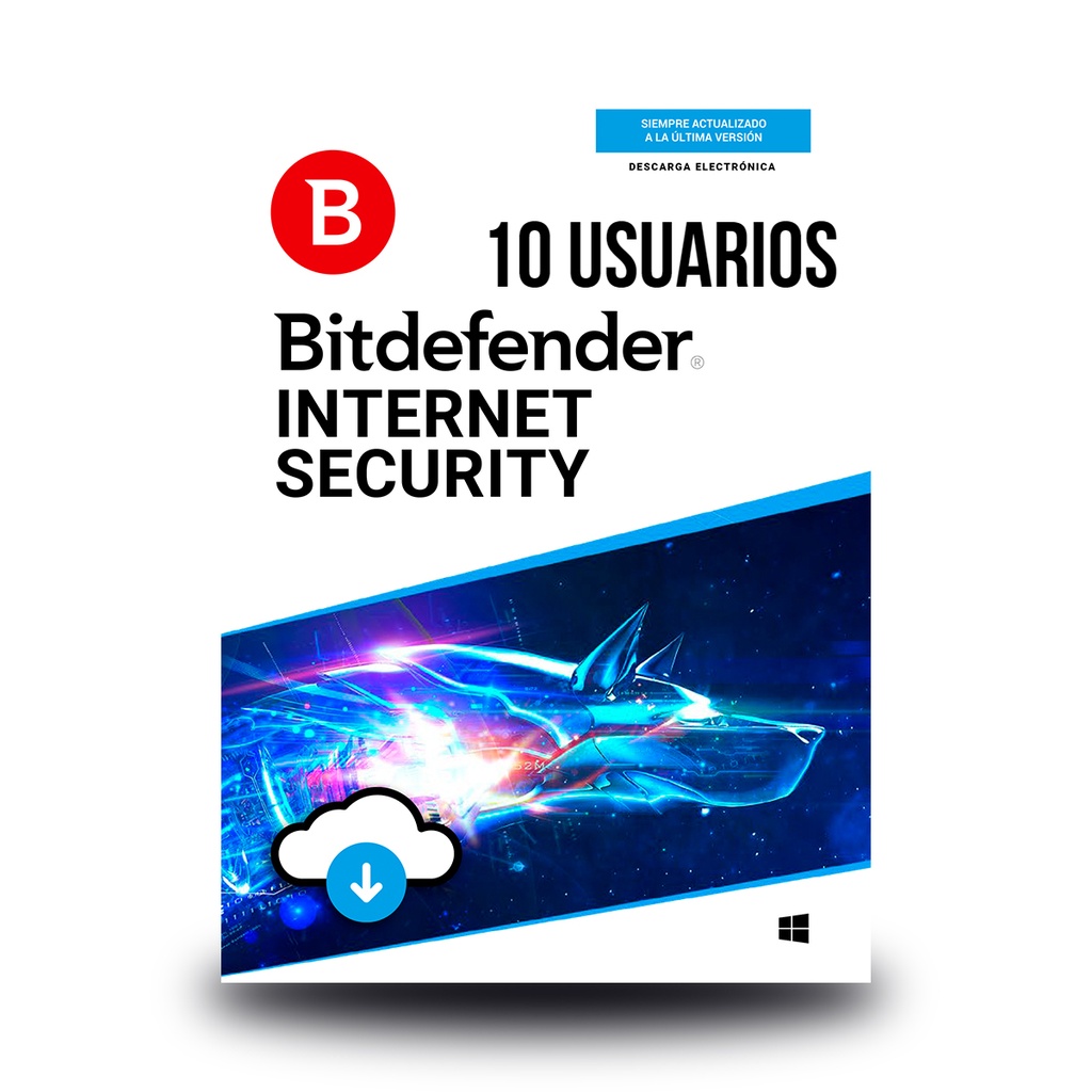 ESD Bitdefender Internet Security 10 usuarios